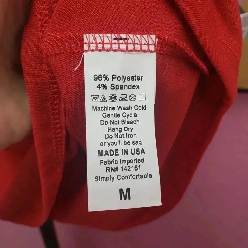 Lularoe Tank Top Medium Red - Picture 4 of 5